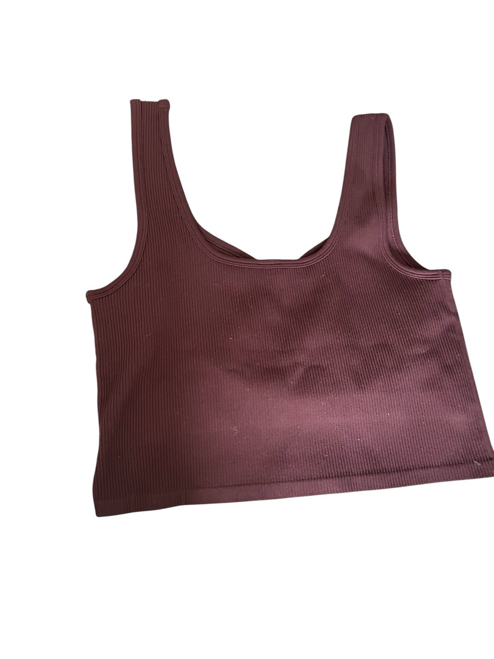 RHONE Revive Crop Top Bra - size L - Brown Berry - Picture 5 of 5